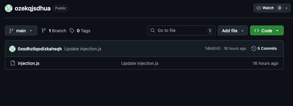 On Discord official desktop app - A second stage is downloaded from github (Source: JFrog)
