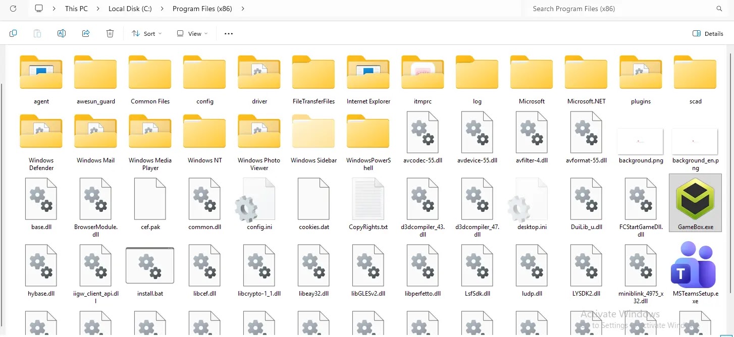 Dropped Files (Source - K7 Security Labs)