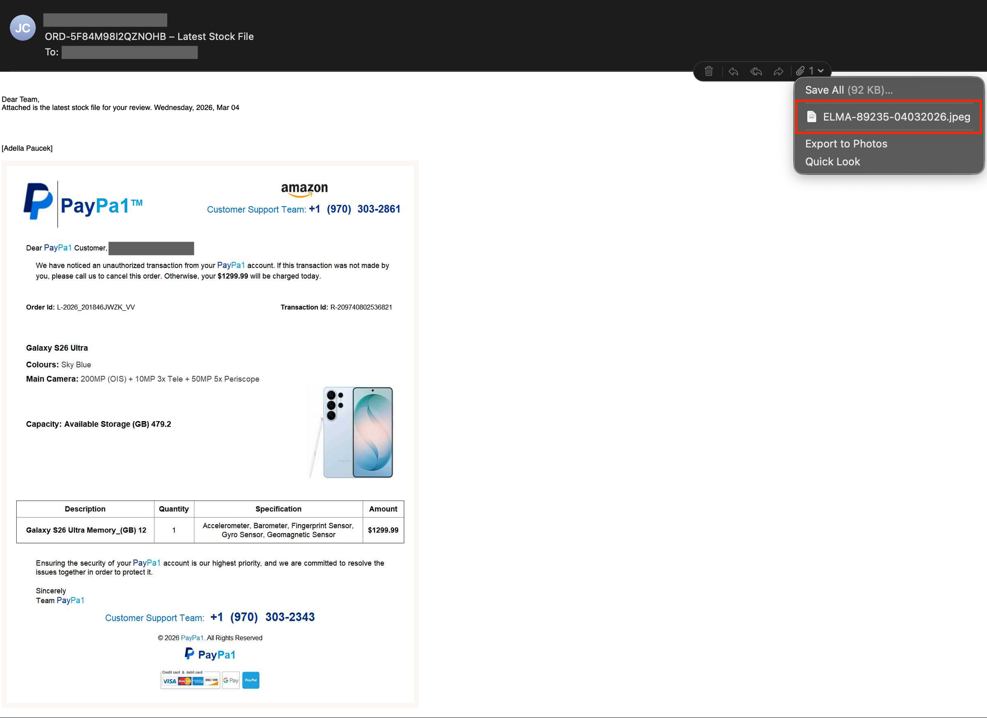 Insights into the clustering and reuse of phone numbers in scam emails