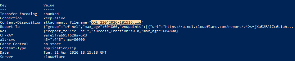 Zip file containing TCLBANKER grabbed from the file server (Source: Elastic)