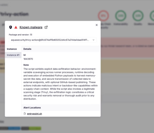 Hackers Compromise Trivy Scanner to Inject malicious Scripts and Steal Login Credentials