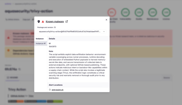 Hackers Compromise Trivy Scanner to Inject malicious Scripts and Steal Login Credentials