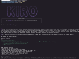Accelerate security investigations with Kiro CLI
