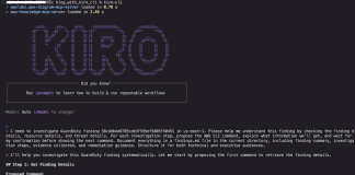 Accelerate security investigations with Kiro CLI